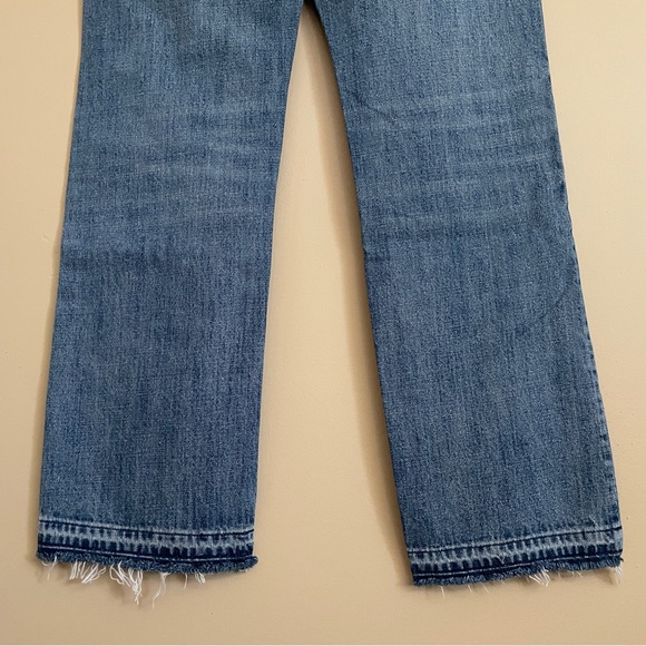 J. Crew Mid-Rise Straight Jeans Women's Size 27 in 1984 Rigid Cecilia Wash CC632 - Picture 6 of 12